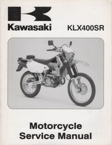 2003 kawasaki motorcycle klx400sr service manual p/n 99924-1300-01 (569)