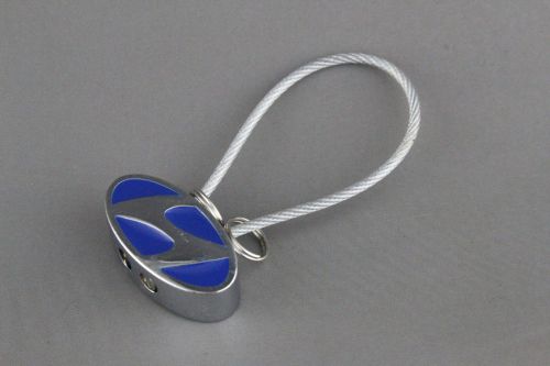 New auto part accessories car logo keychain wirerope hyundai key holder