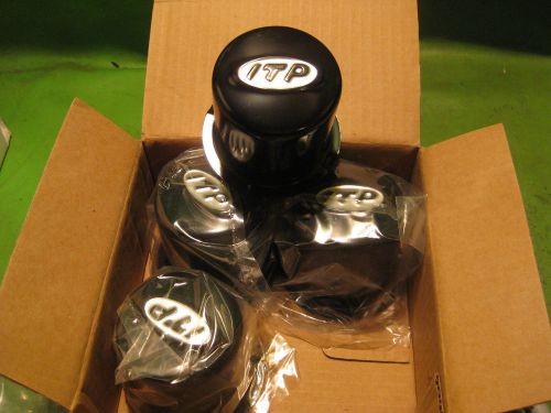 Kawasaki kvf650 kvf750 c-series type 6 4/4 itp center caps (4)  oem # sm130bbx