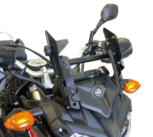 Madstad adjustable brackets with 20" clear shield for yamaha super tenere, 12-16