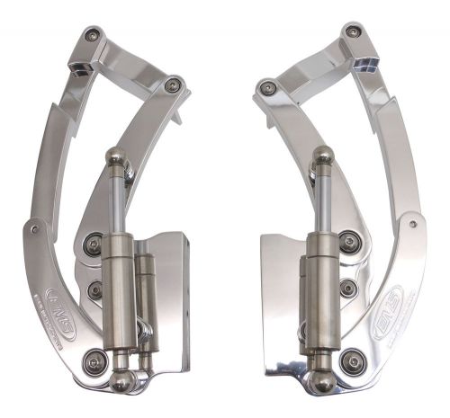 55-56 1955 1956 chevy billet hood hinges clear coated