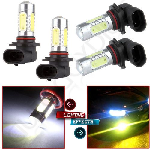 High power combo 9006-hb4 9005-hb3 cob led  xenon white light bulbs