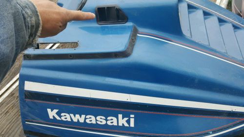 Vintage kawasaki snowmobile drifter 340 440 fan cooled hood vents