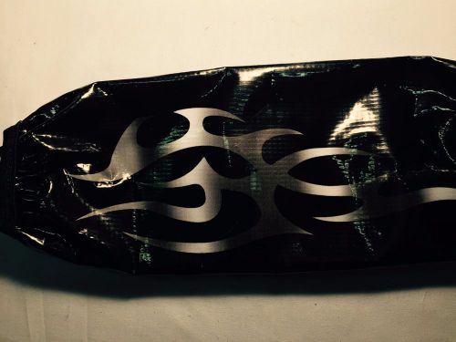 Honda trx 450r/yamaha yfz 450 shock absorber covers silver flame...new