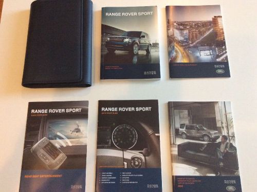 2013 range rover sport owners manual books land rover oem