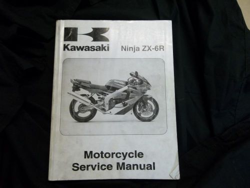2000 kawasaki zx6r zx6 ninja oem service manual *b998