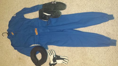 Speedway racing suit combo size large