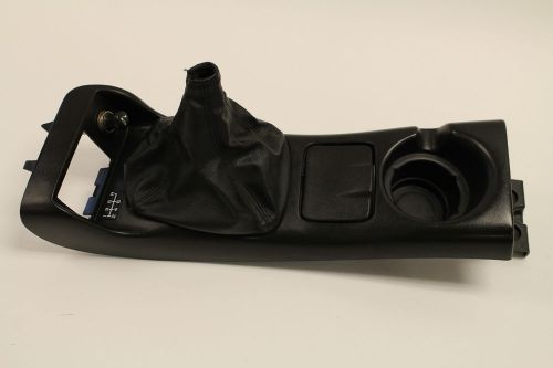 00-02 camaro firebird ebony black 6 speed manual shifter plate used oem gm