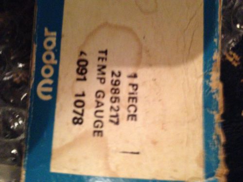 71/74 dodge charger temperature gauge