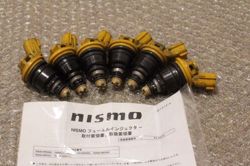 Jdm nismo fuel injectors 6x 555cc side feed  sr20det rb25det ka24 s13 s14 s15