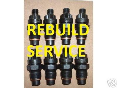  6.2l 6.2 short body diesel injectors rebuilding service gmc chevy truck van 
