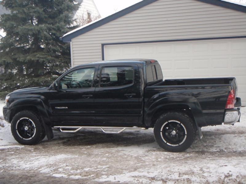 2005-2013 toyota tacoma n-fab polished stainless steel nerf-steps t0678cc-ss