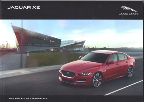 2016  -  2017  jaguar xe  diesel ~ gas and supercharged gas  90 page  brochure