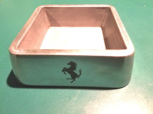 Ferrari store desk top ash tray brushed steel