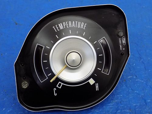 1969 mercury cougar oem water temperature gauge c9wf-10971 69 70