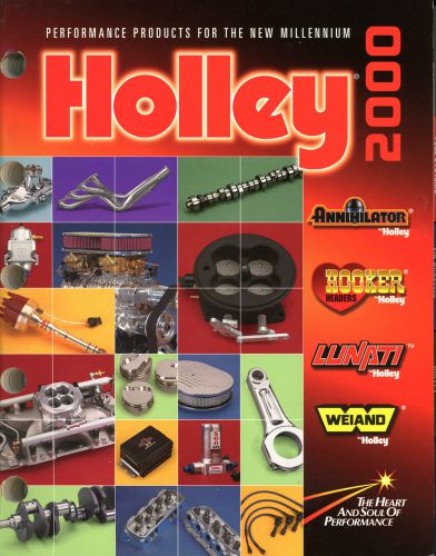 Holley performance parts speed shop, speed equipment catalogs plus supplement