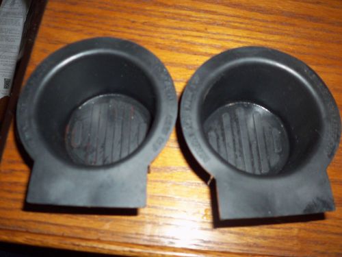 04-08 ford expedition f150 navigator rubber cup holder insert pair 2l1x-78046b94