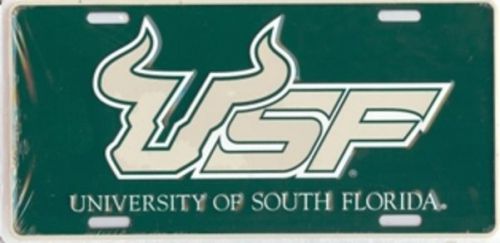 University of south florida bulls license plate