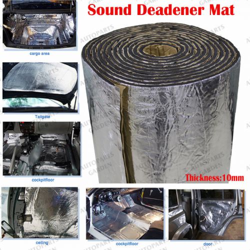 31&#034;x40&#034; 10mm audio car ound deadener heat proof insulation deadenin material mat