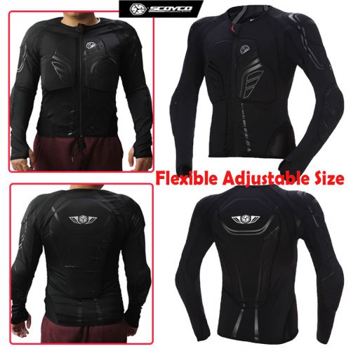 Scoyco motocross dirt bike full body armor jacket protector gear flexible soft