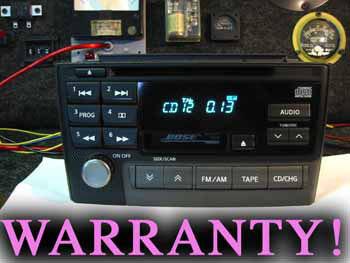 Infiniti i30 i35 bose cd tape player radio stereo 00 01 02 03 cn688 cr080 cnb28