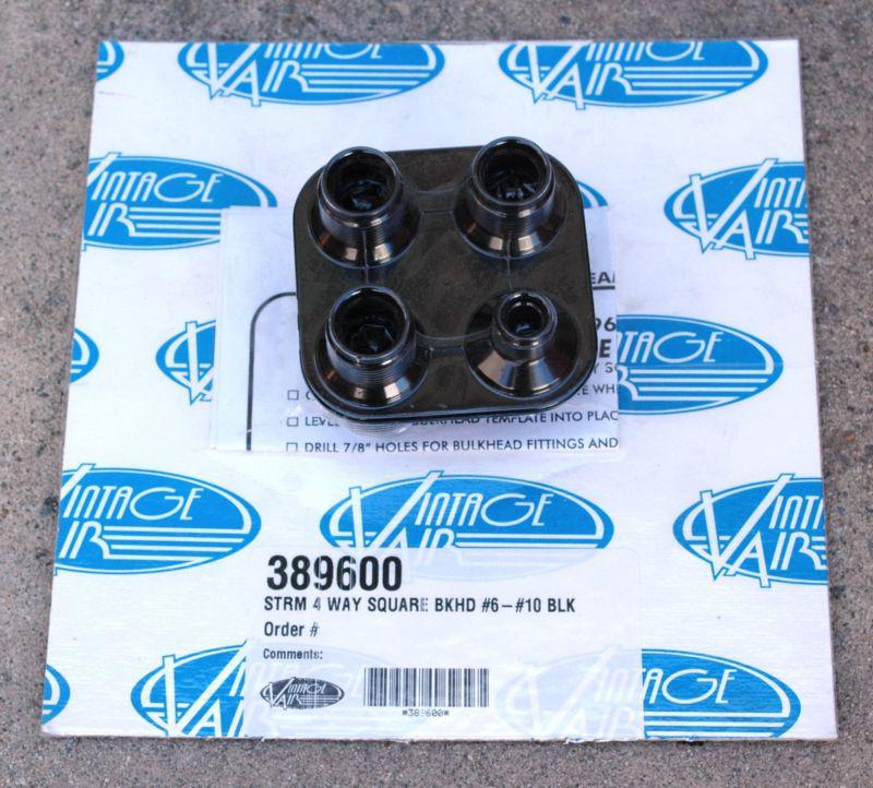 Purchase Vintage Air 389800 Firewall A/C Heater Hose Bulkhead Billet