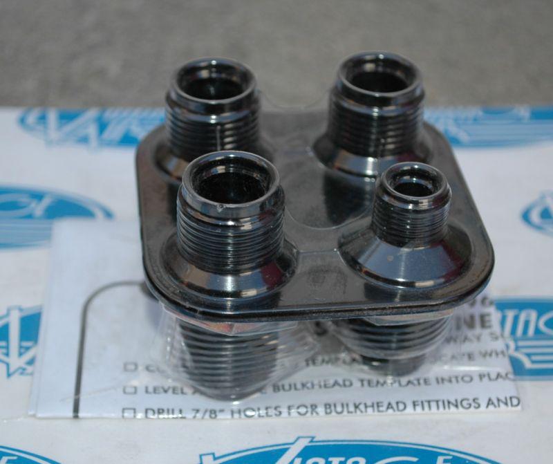 Purchase Vintage Air 389800 Firewall A/C Heater Hose Bulkhead Billet