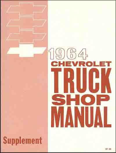 1964 chevy truck repair shop & service supplement 10 thru 80 series plus  diesel