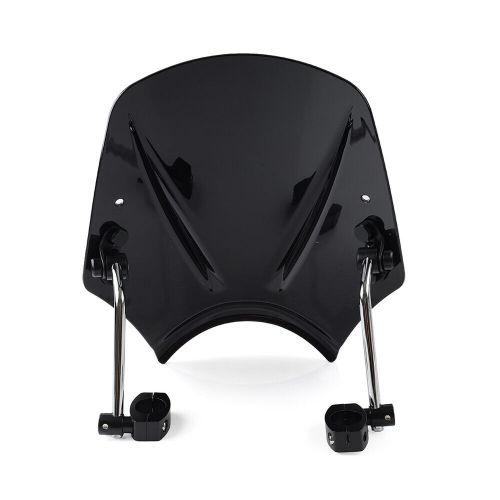 Dark-Iridium Universal Motorcycle Windshield Wind Screen Deflector Wind Shield, US $71.89, image 5