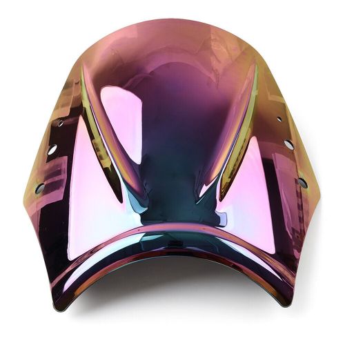 Dark-Iridium Universal Motorcycle Windshield Wind Screen Deflector Wind Shield, US $71.89, image 8