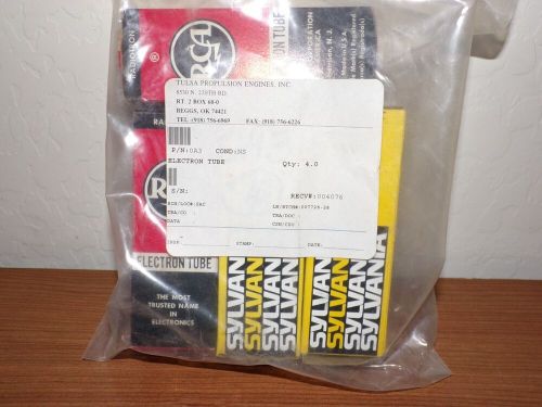 Rca and sylvania 0a3 electron tubes - qty 4