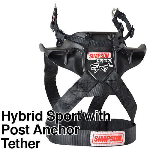 Simpson Safety Hybrid Sport X-Large W/ Sliding Tether Pa Fia HSXLG11PAFIA, US $743.40, image 2