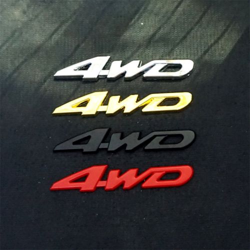 1x Chrome Golden SPORT Metal Badge Emblem Decal Sticker Trunk V6 Fender 4WD Auto, US $9.99, image 2