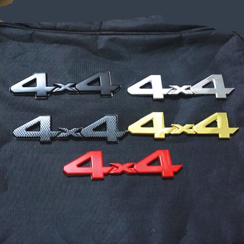 1x Chrome Golden SPORT Metal Badge Emblem Decal Sticker Trunk V6 Fender 4WD Auto, US $9.99, image 6