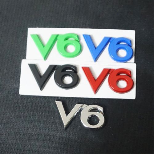 1x Chrome Golden SPORT Metal Badge Emblem Decal Sticker Trunk V6 Fender 4WD Auto, US $9.99, image 11