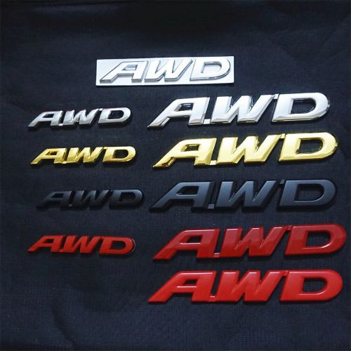 1x Chrome Golden SPORT Metal Badge Emblem Decal Sticker Trunk V6 Fender 4WD Auto, US $9.99, image 13