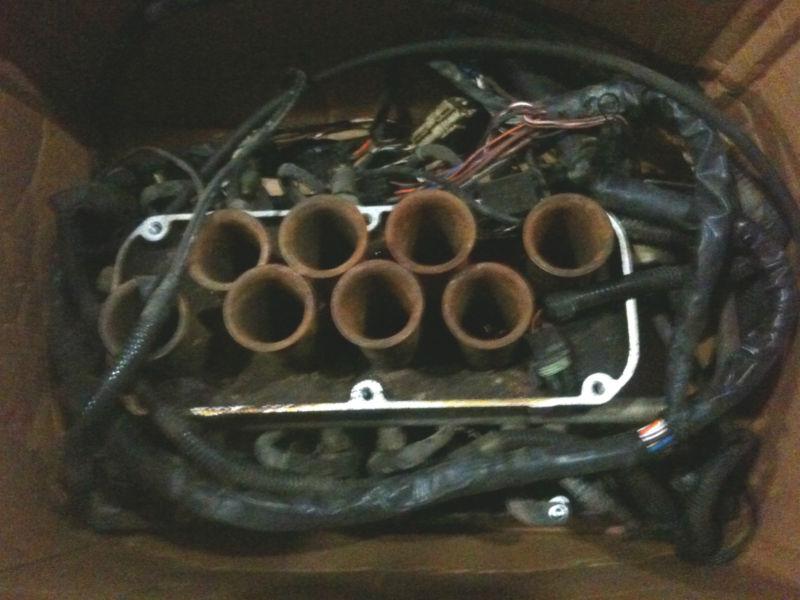 Land rover range rover classic intake manifold and wiring harness