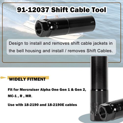 Shift Cable Tool Socket 91-12037 Hinge Pin Tool 18-9861 for Mercruiser Alpha 1, US $22.89, image 7