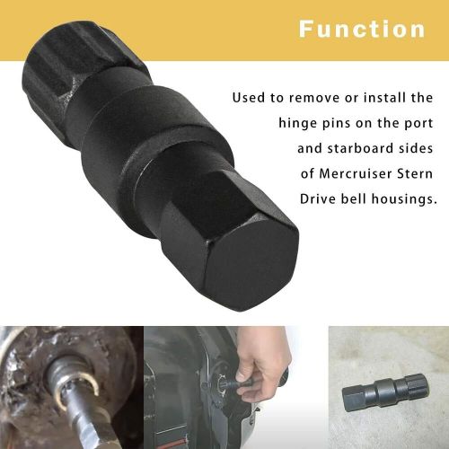 Shift Cable Tool Socket 91-12037 Hinge Pin Tool 18-9861 for Mercruiser Alpha 1, US $22.89, image 11