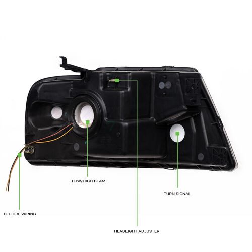 Topline For 04-08 F150 Chrome Sequential LED Strip Headlights A+Horizontal Grill, US $265.00, image 8