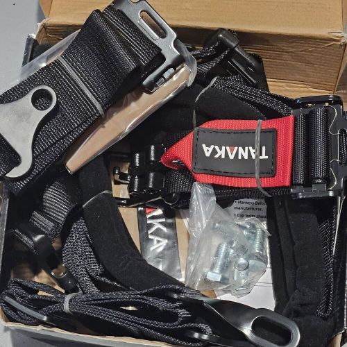 Tanaka BLACK SERIES Latch And Link 5-Point Latch Racing Seat Belt Safety Harness, US $79.97, image 2
