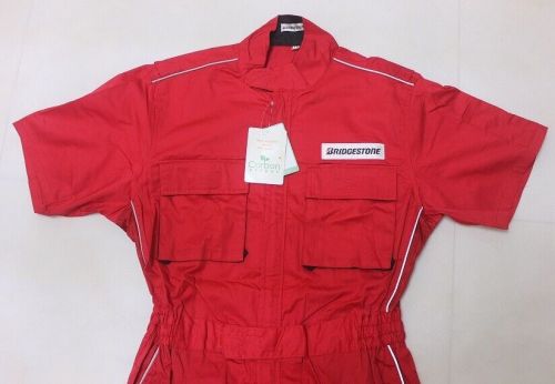 New BRIDGESTONE Racing Pit Suit Jumpsuit LL Size Red 170-180cm Lady Women Unisex, US $356.11, image 4