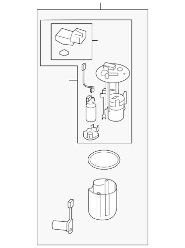 Genuine Mitsubishi Fuel Pump Assembly 1760A508, US $718.80, image 3