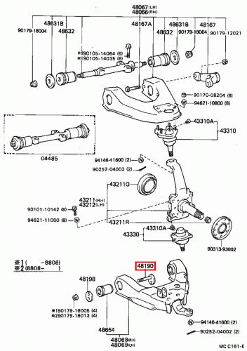 Genuine 4Runner VZN130 VZN120 VZN110 VZN105 Lower Arm Camber Adjuster Bolt x2, AU $65.91, image 15