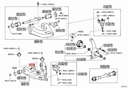 Genuine 4Runner VZN130 VZN120 VZN110 VZN105 Lower Arm Camber Adjuster Bolt x2, AU $65.91, image 16
