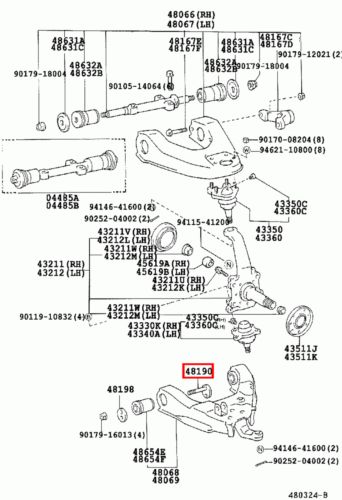 Genuine 4Runner VZN130 VZN120 VZN110 VZN105 Lower Arm Camber Adjuster Bolt x2, AU $65.91, image 30