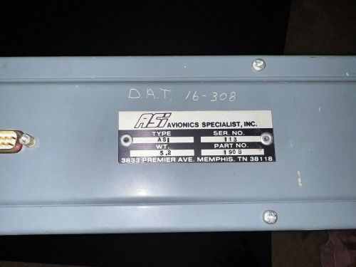 Asi- 190b universal precision track selector &amp; indicator