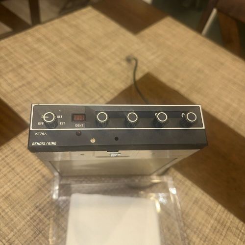 Bendix King KT76A Transponder w/ Tray and Connector 14V Removed Working, US $150.00, image 8
