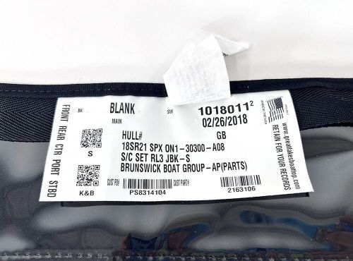 -NEW- Sea Ray 21 SPX, Side Curtain Set, 2163106, Clear, OEM, US $199.99, image 5