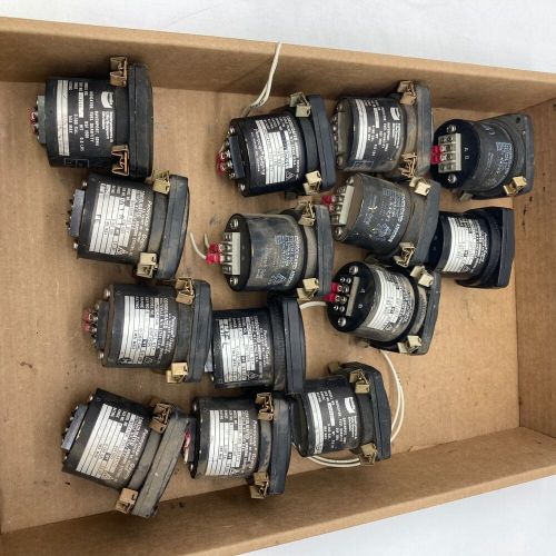 Lot of 14 vintage airborne indicator fuel quantity dsf 1505 gauge steampunk